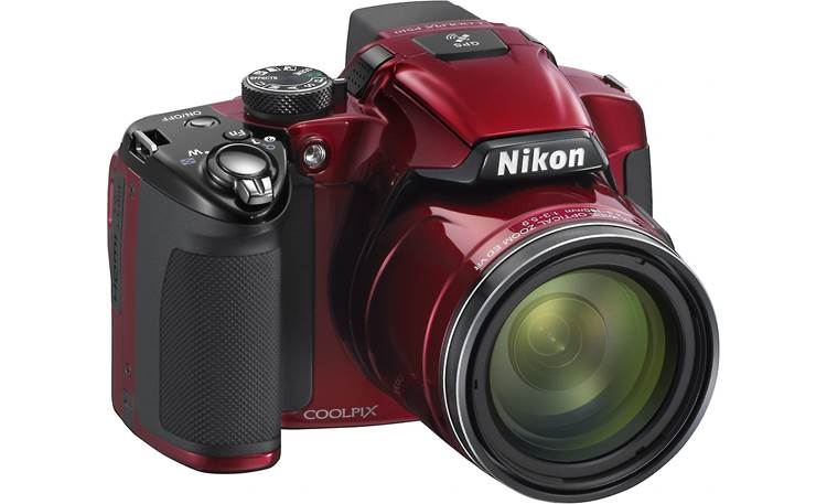 Nikon Coolpix P510 (Red) 16.1-megapixel digital camera with 42X
