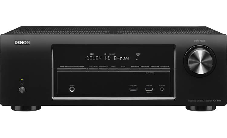 Denon AVR-1713 5.1-channel home theater receiver with Apple