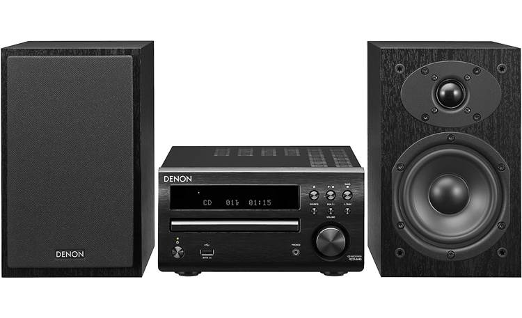 Denon D-M40 CD/FM micro desktop stereo system at Crutchfield