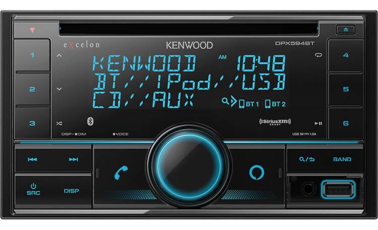Kenwood Excelon DPX594BT CD receiver at Crutchfield