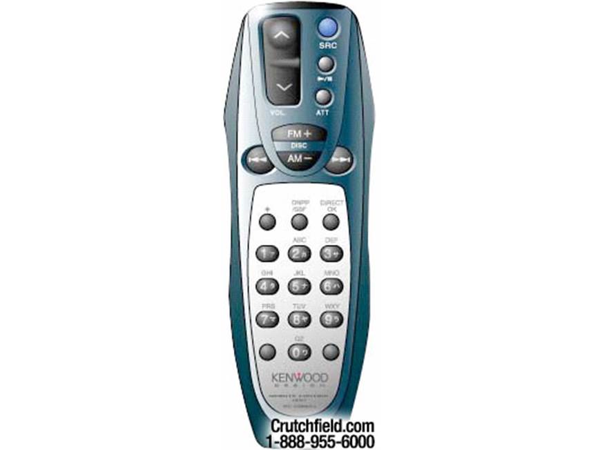 Kenwood KDC-MP822 CD/MP3 Receiver with CD Changer Controls at