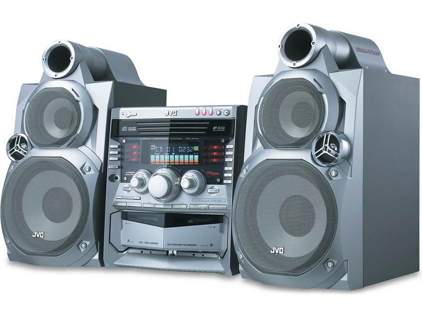 JVC MX-GT88 3-CD GigaTube system at Crutchfield