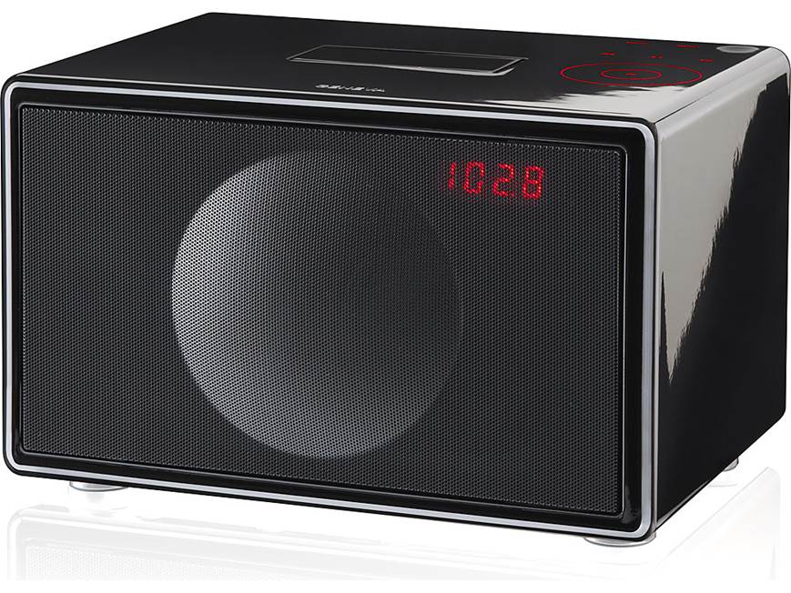Geneva Sound System Model S (Black) Clock Radio with dock for iPod