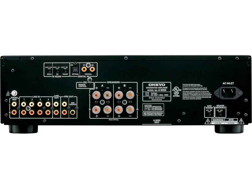 Onkyo A-9050 Stereo integrated amplifier with built-in DAC at