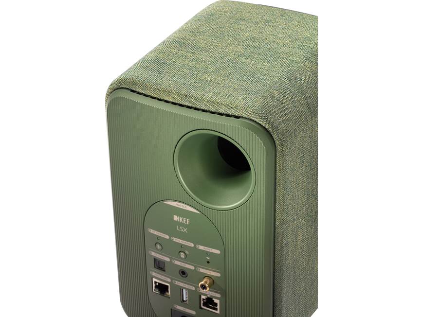 KEF LSX (Olive Green) Powered speakers with Wi-Fi® and Bluetooth