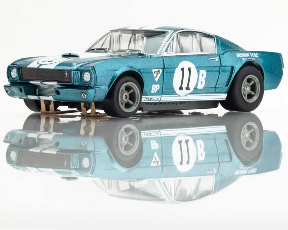 AFX 1965 Donahue Shelby Mustang GT350R HO Scale Slot Car [AFX22071