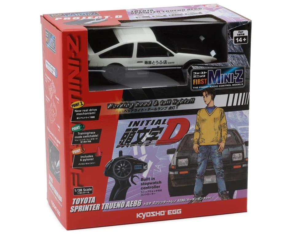 Kyosho First Mini-Z RWD ReadySet w/Toyota Sprinter Trueno AE86