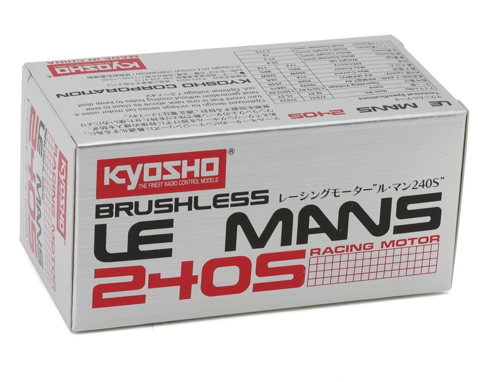 Kyosho LE MANS 240S Sensored Brushless Motor (15.5T/4WD