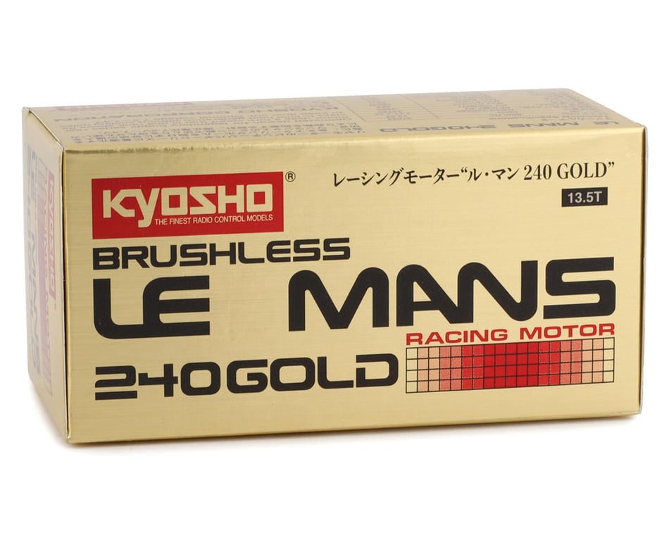 Kyosho LeMans 240 Gold Brushless Motor (13.5T) [KYO37034] - AMain