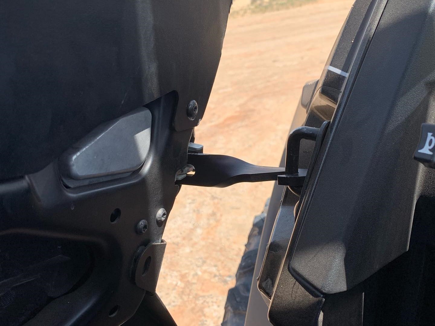 Kawasaki KRX Vented Door Latch, Keep Your Cab Cool