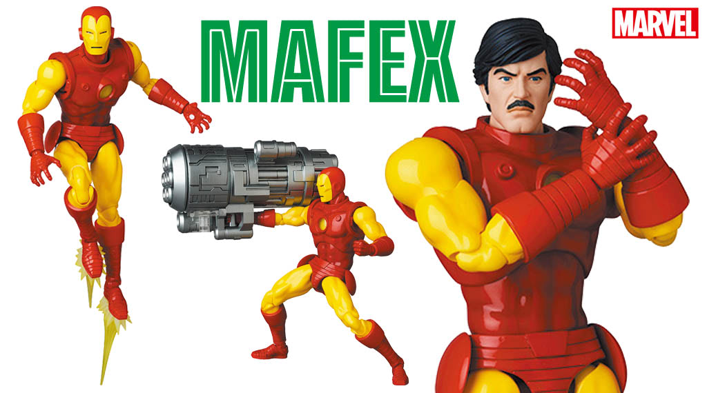 コミック版のアイアンマンをアクションフィギュアで再現