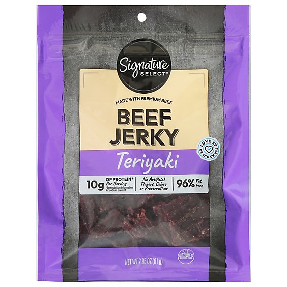 Signature SELECT Beef Jerky Teriyaki - 2.85 Oz - tomthumb
