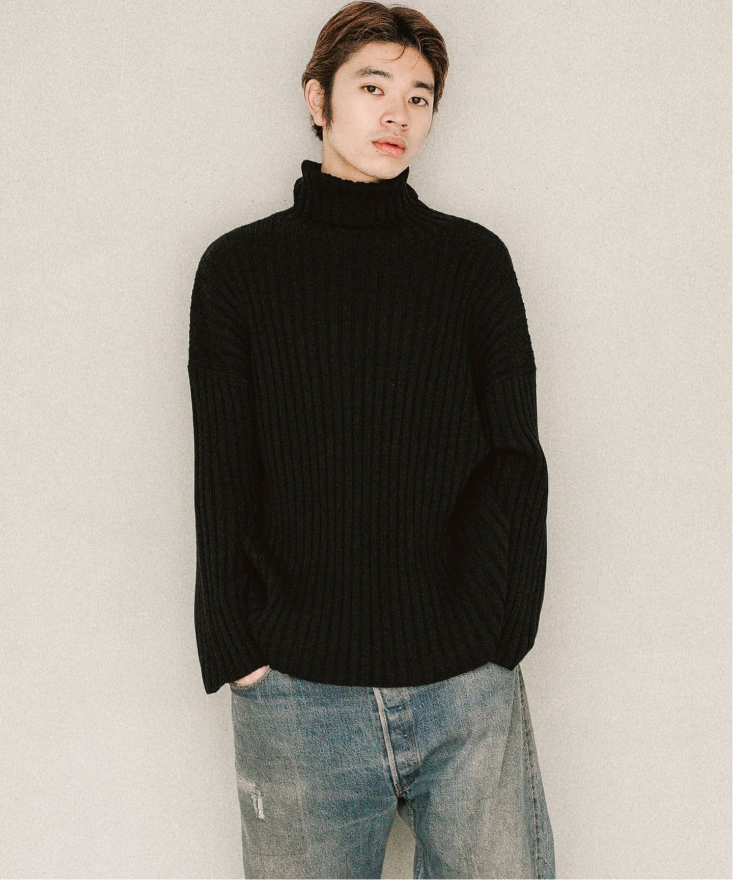 BATONER / バトナー】タートル ネック ニット（ニット／セーター）｜L