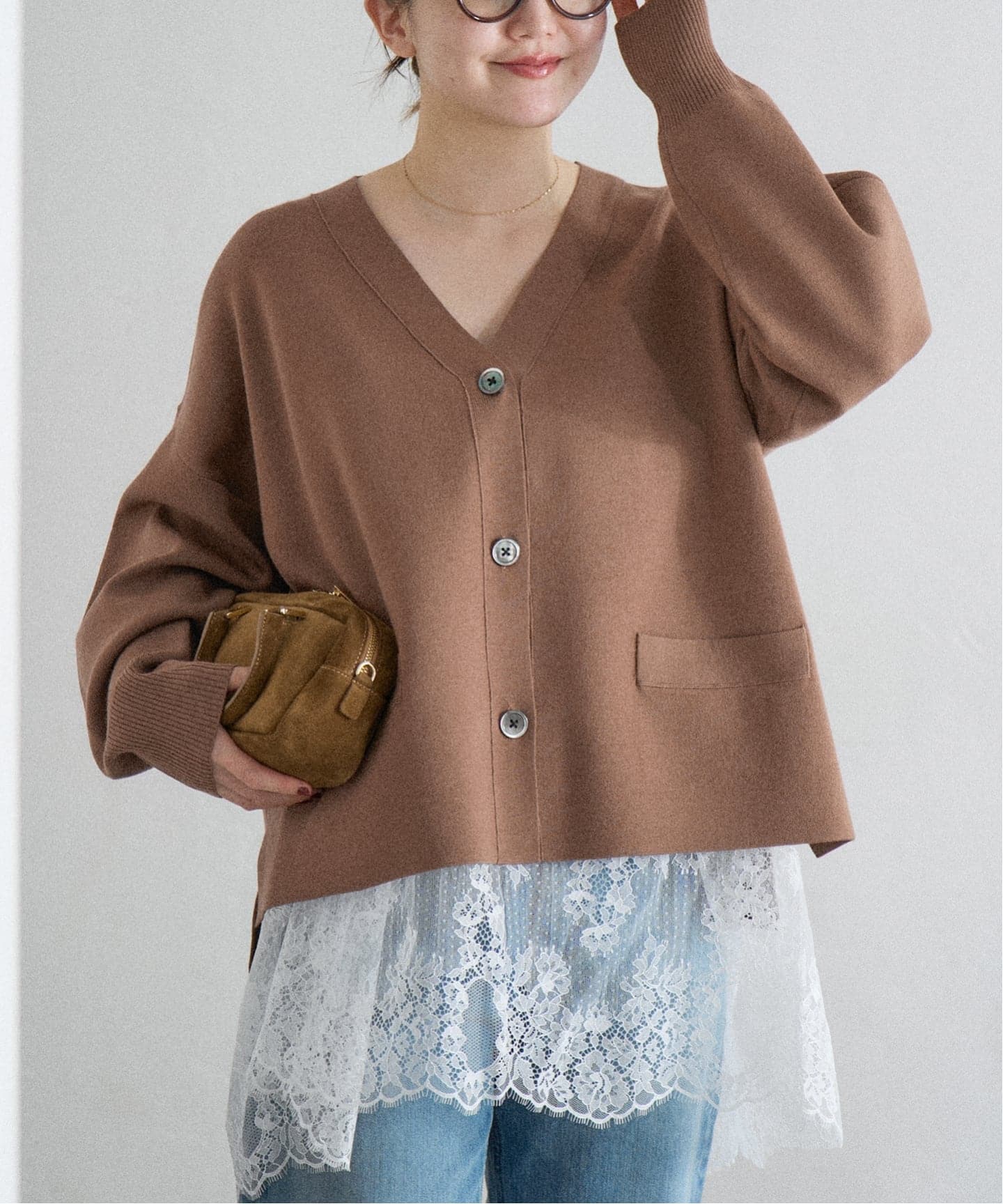 追加4》スーパーファインスムース ショートカーディガン（カーディガン