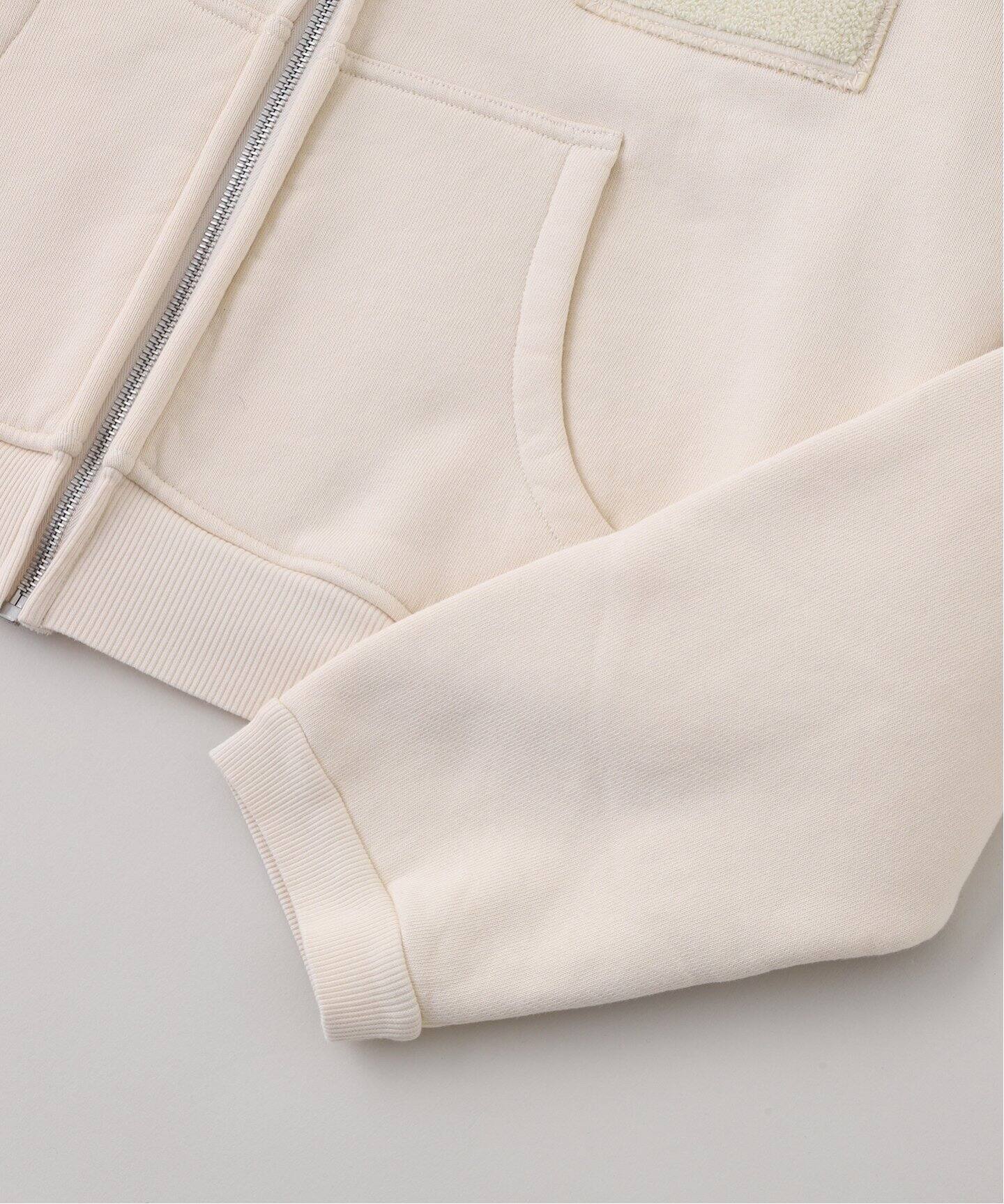 ERL / イーアールエル UNISEX VARSITY ZIP-UP HOODIE KNIT（パーカー