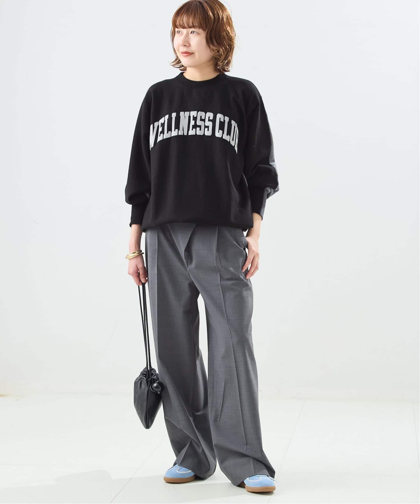 別注【INSCRIRE/アンスクリア】ハイブリッドスウェット（スウェット