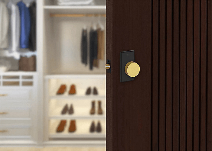 5455V Lever with 5048 Rose- Privacy - Lifetime (PVD) Polished