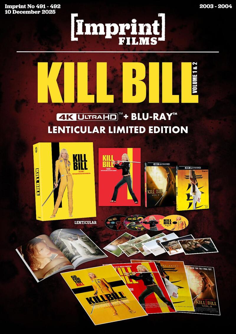 Kill Bill: Volume 1 & 2 4K Blu-ray