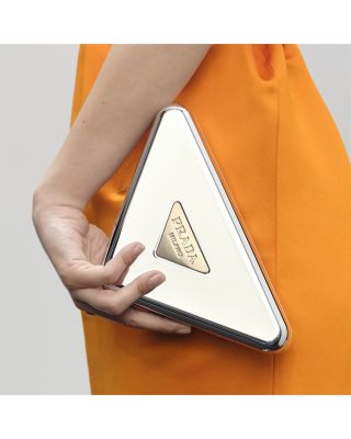 Prada Monochrome Lipstick Clutch | Bloomingdale's