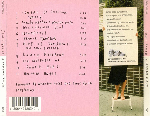 Sonic Youth - A Thousand Leaves Lyrics and Tracklist | Genius