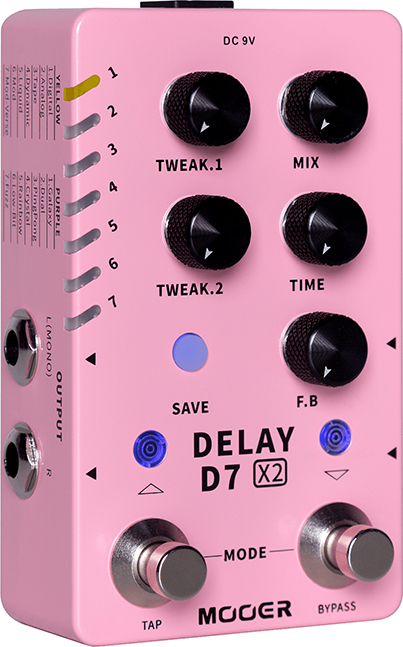 Mooer D7 X2 Delay Pedal | guitarguitar
