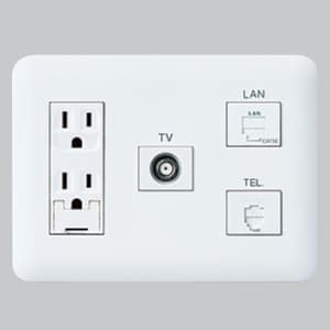 WTF34164WK (パナソニック)｜マルチメディアコンセント｜配線器具