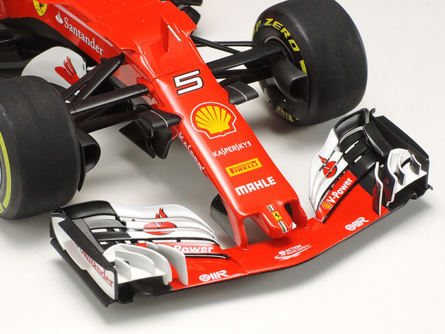 タミヤ、「フェラーリSF70H」を1/20スケールで細密再現したキットを