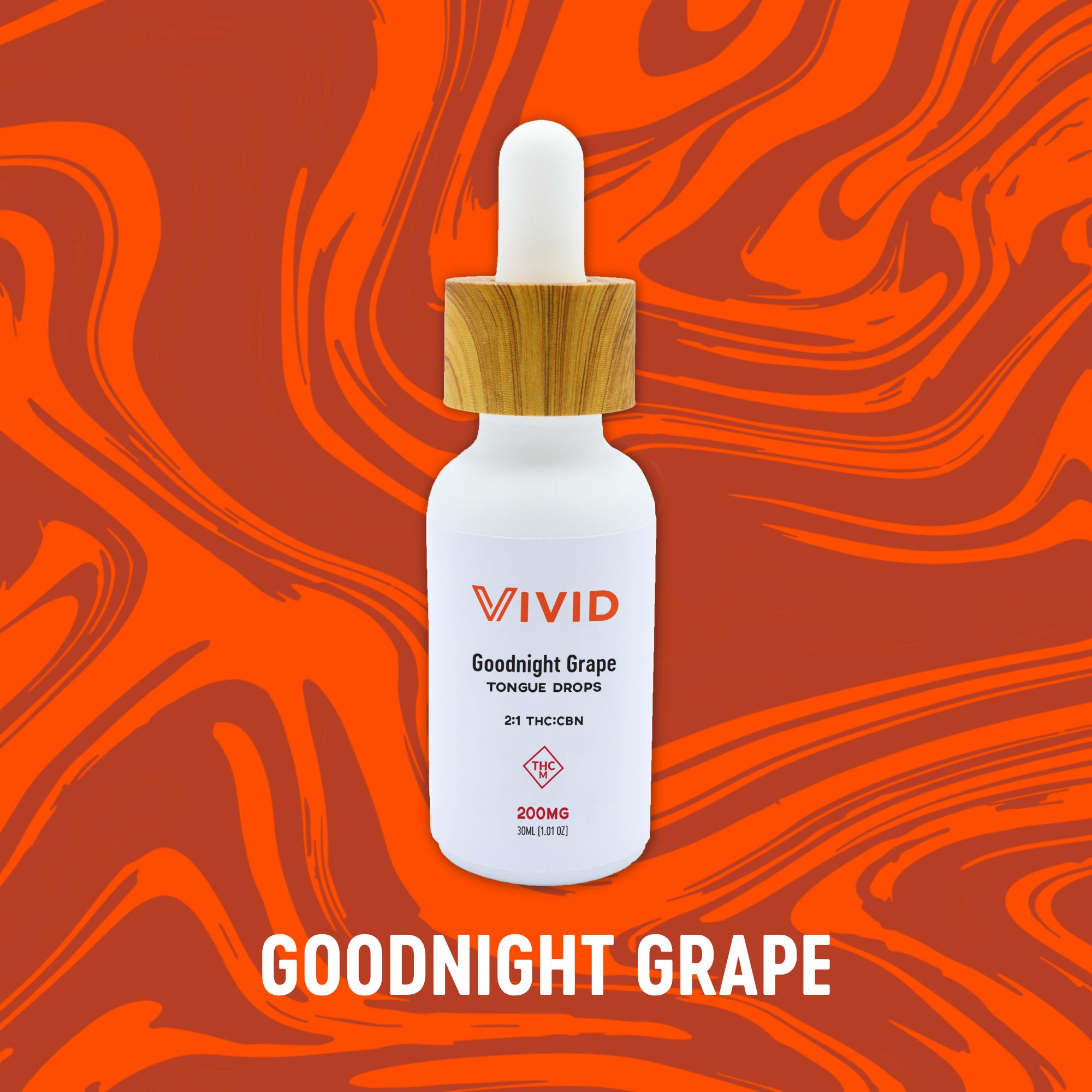 Buy Vivid Goodnight Grape | 2:1 THC:CBN | Tincture 200mg Online