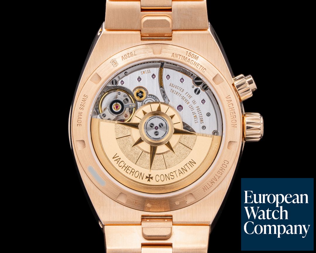 62852) Vacheron Constantin 7920V Overseas Dual Time 18K Rose Gold