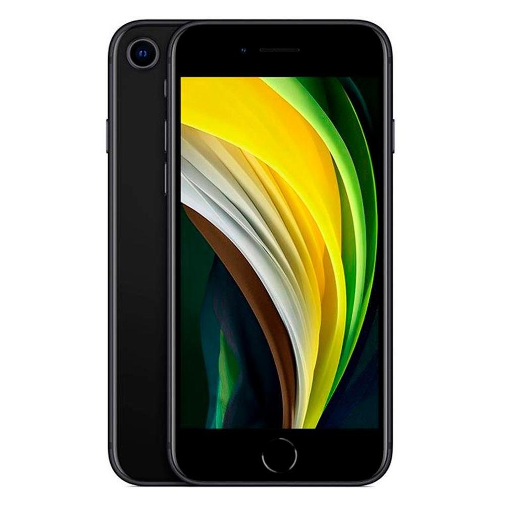 iPhone SE Apple 128GB Preto, 4G, Tela de 4.7, Câmera Traseira 12MP