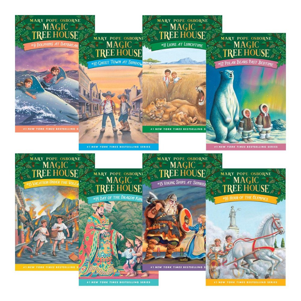 Magic Tree House Paperback Book Set 2 #9-16 Level M - Set of 8