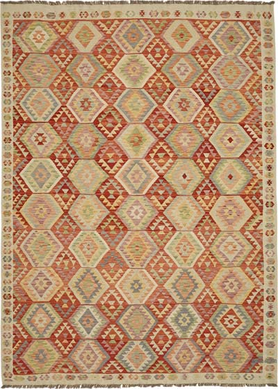 New Afghan Kilim Rug - 8' 6