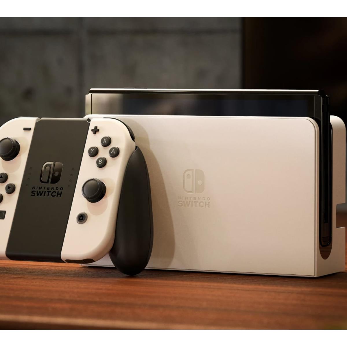 Nintendo Switch With Eye-Popping OLED Display And 64GB Storage