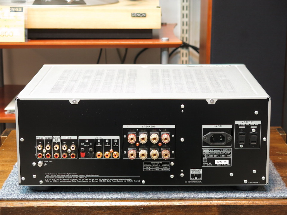 TA-FA1200ES SONY - 中古オーディオ 高価買取・販売 ハイファイ堂