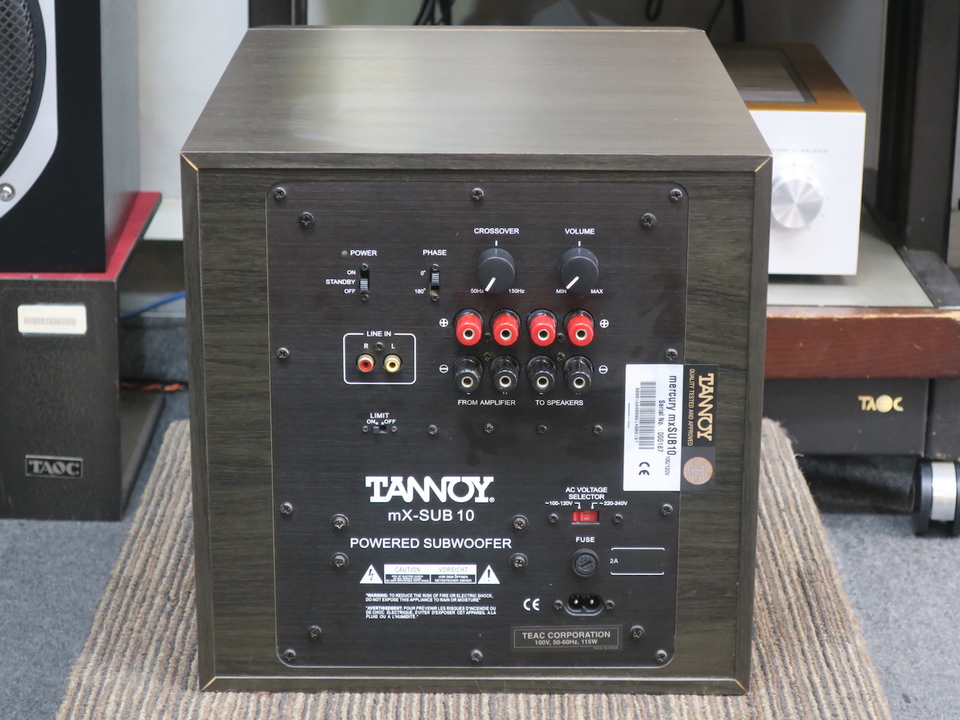 Mercury mX-SUB10 TANNOY - 中古オーディオ 高価買取・販売 ハイファイ堂