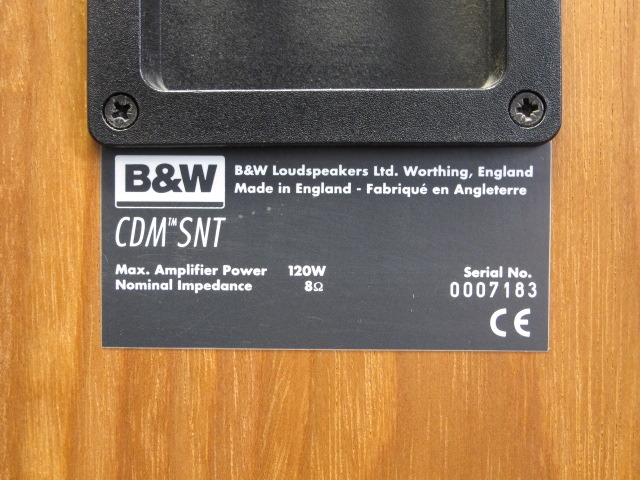 CDM-SNT B＆W - 中古オーディオ 高価買取・販売 ハイファイ堂