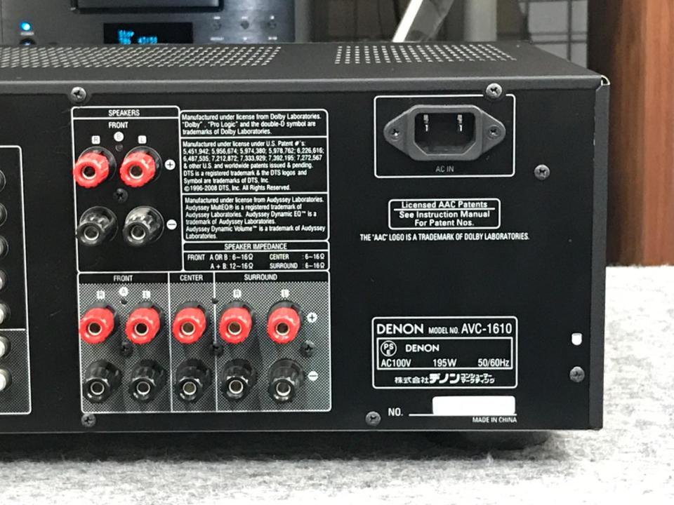 AVC-1610 DENON - 中古オーディオ 高価買取・販売 ハイファイ堂