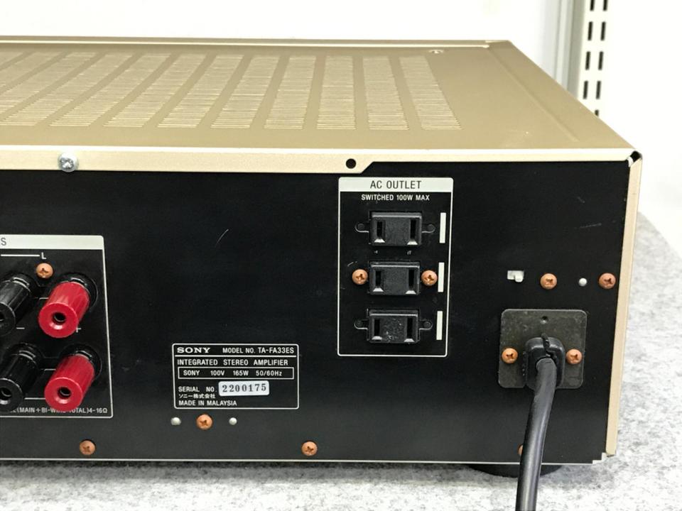 TA-FA33ES SONY - HiFi-Do McIntosh/JBL/audio-technica/Jeff Rowland