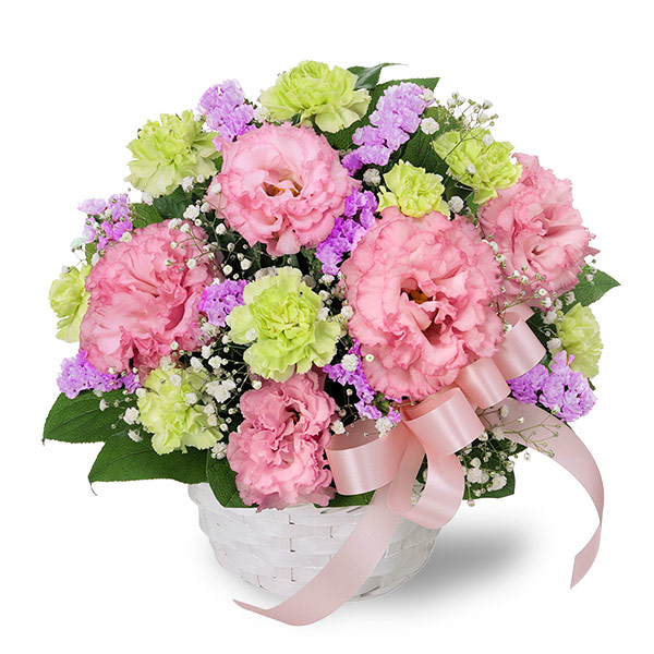 トルコキキョウのリボンアレンジメント - フラワーアレンジメント