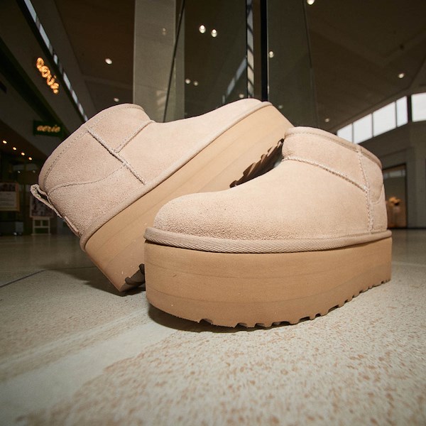 Womens UGG® Classic Ultra Mini Platform Boot - Sand | Journeys