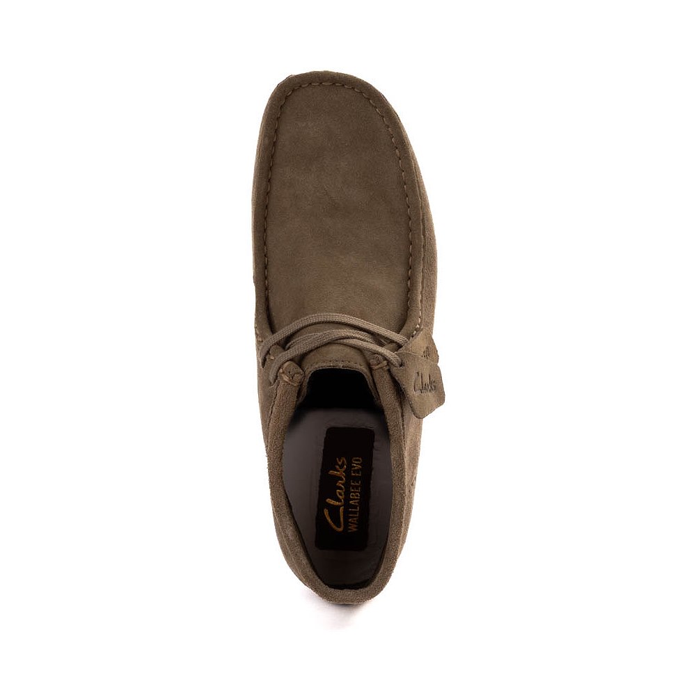 Mens Clarks Wallabee EVO Chukka Boot - Khaki | Journeys