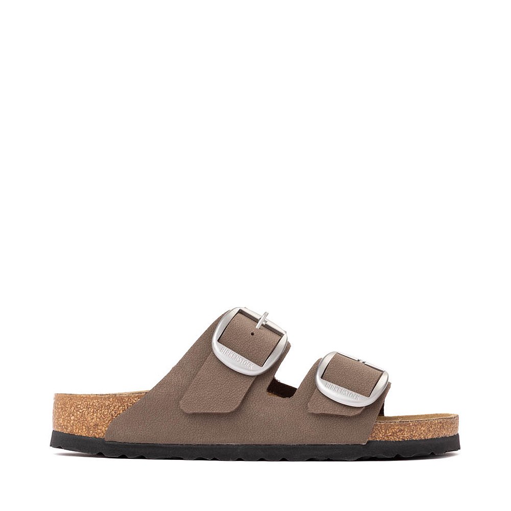Womens Birkenstock Arizona Big Buckle Slide Sandal - Mocha | Journeys