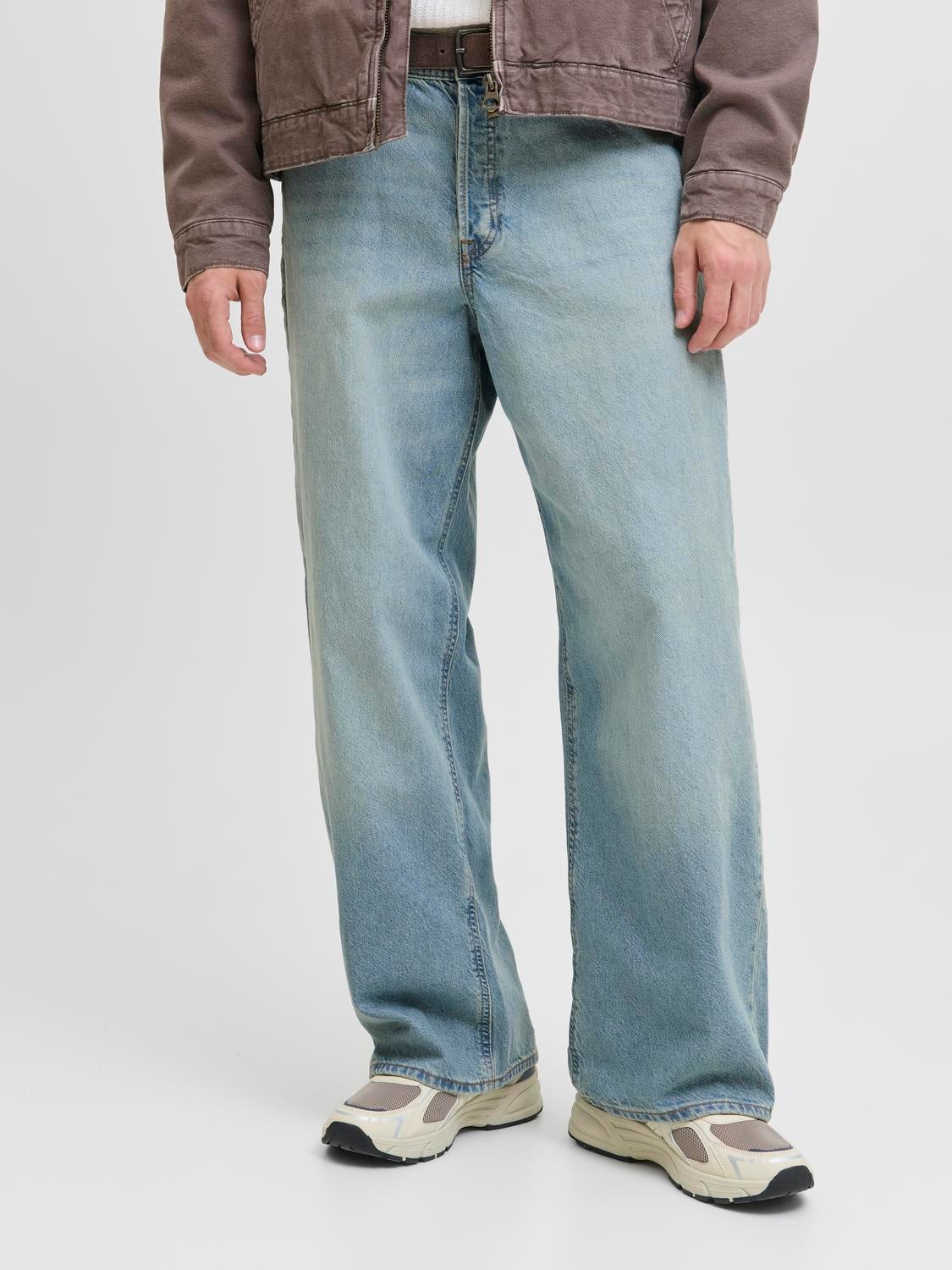 Dave 082 Wide Leg Fit Jeans | Medium Blue | Jack & Jones®
