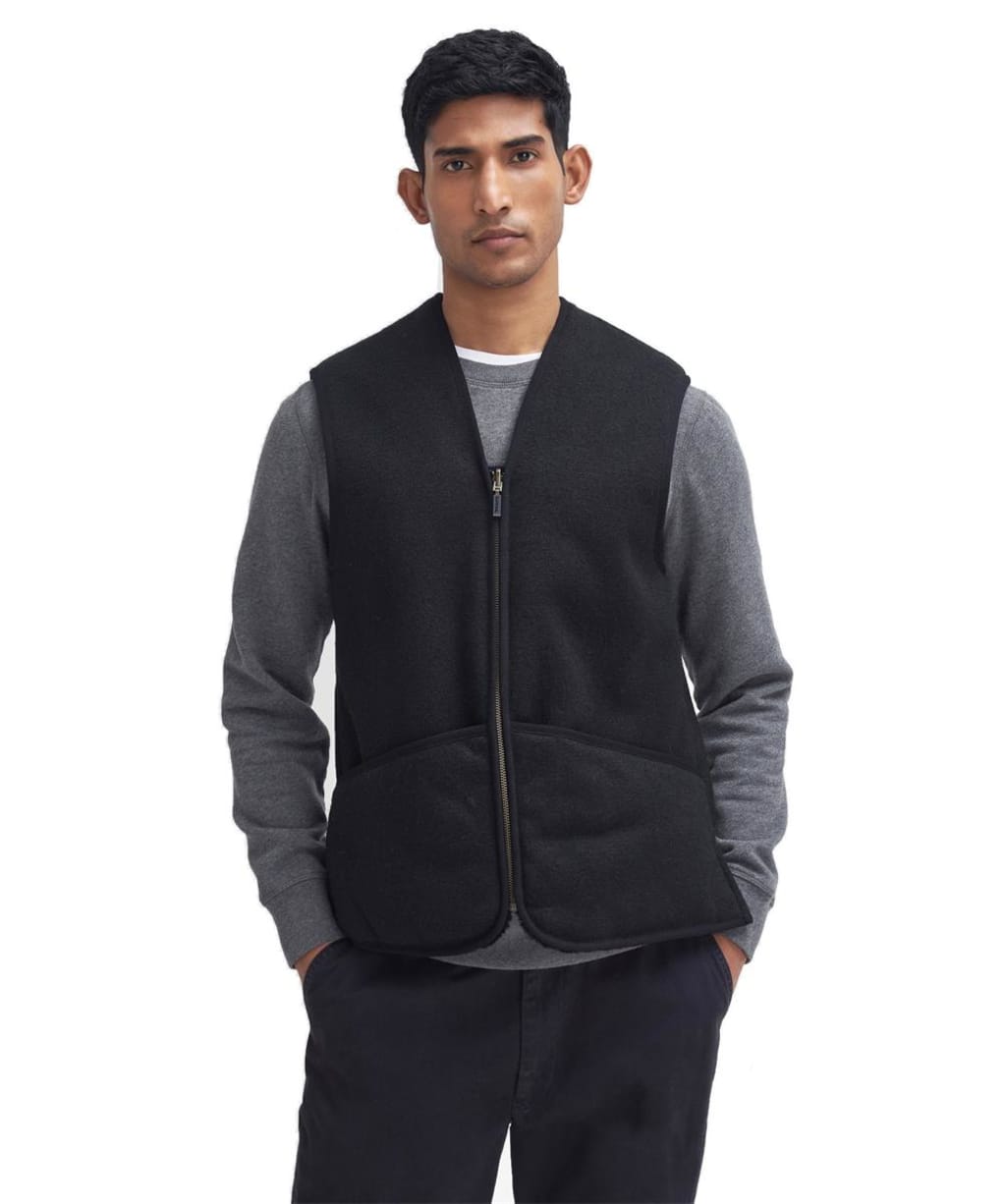 Men's Barbour Warm Pile Waistcoat / Zip-In Liner