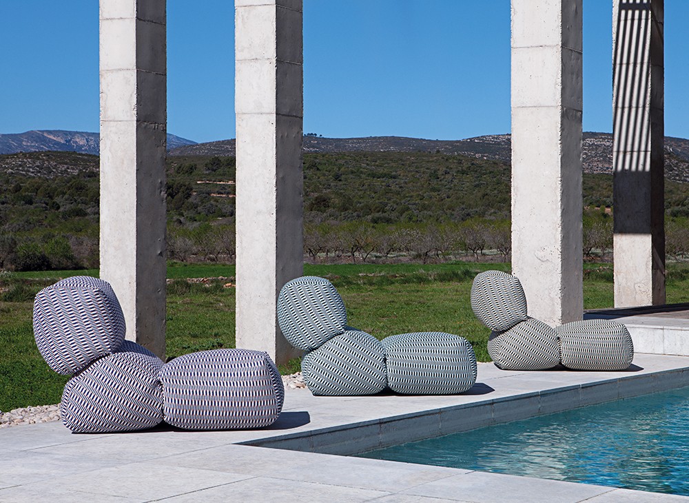 GAN | Grapy outdoor armchair: Decó Blue