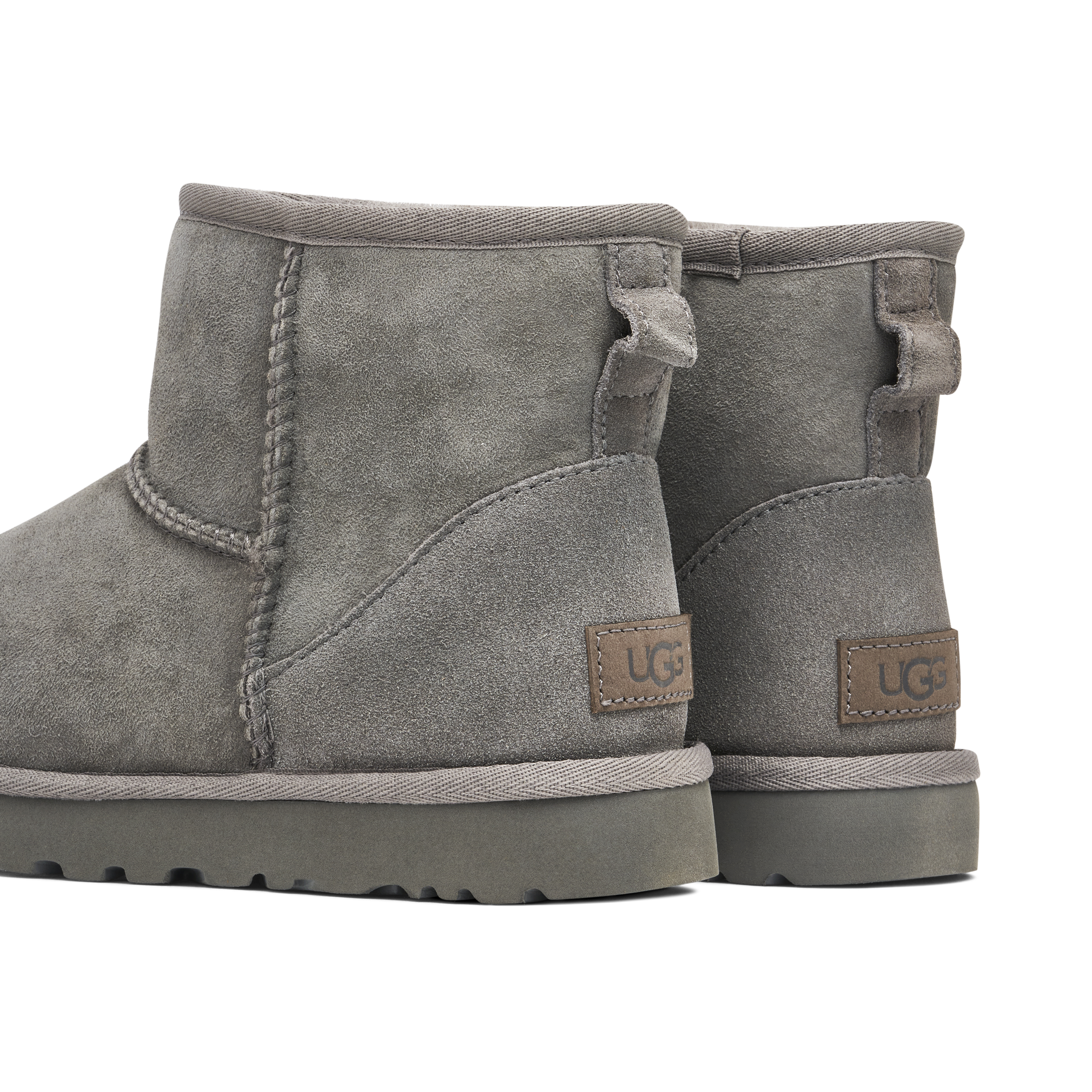 UGG Classic Mini II Boot Grey Womens | 1016222-GREY | Laced