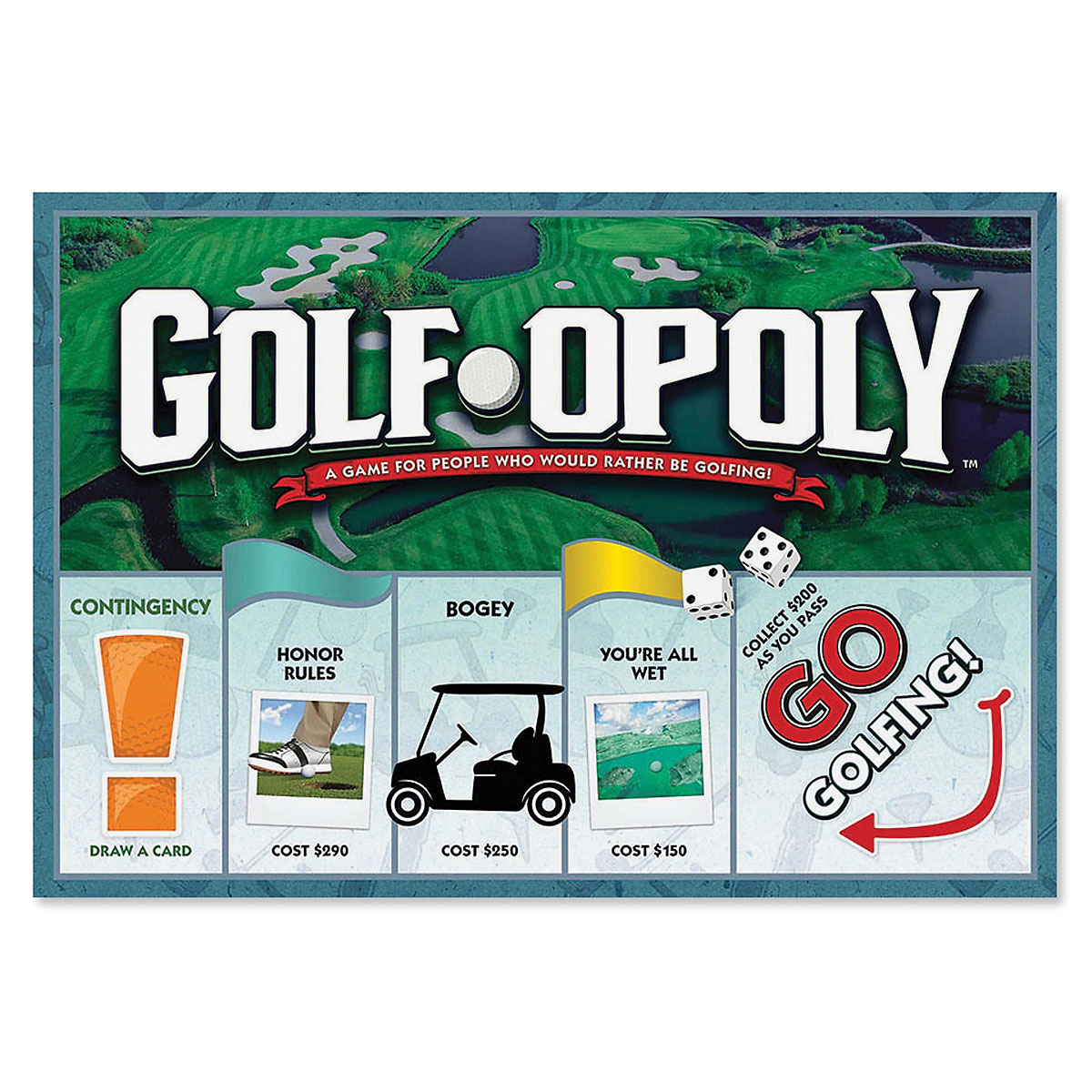 Golf-Opoly Board Game | Lillian Vernon