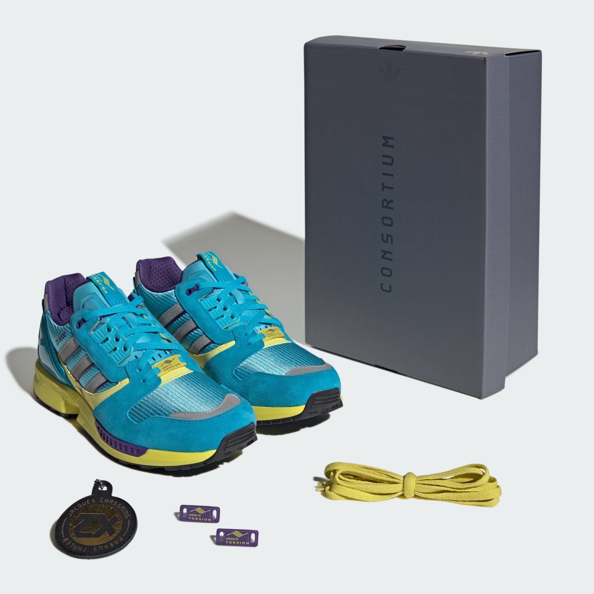 adidas Consortium ZX 8000 JC & MT Blue Glow Unity Violet JQ6739