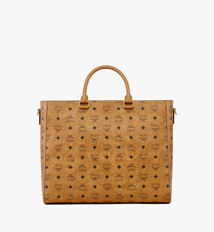 Large Diamond Tote in Visetos Cognac | MCM ®US