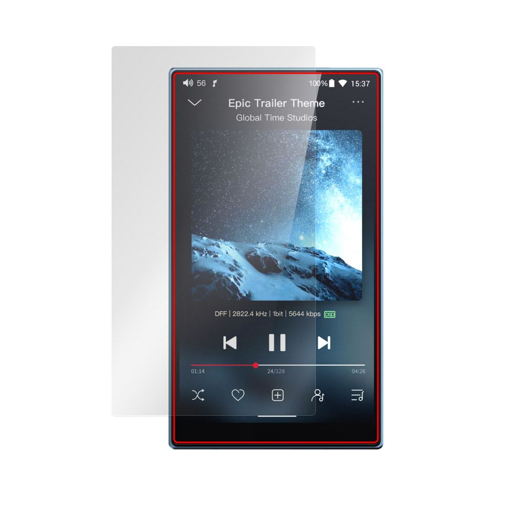 FiiO JM21 用 保護フィルム | 抗菌タイプ | 【保護フィルムの老舗